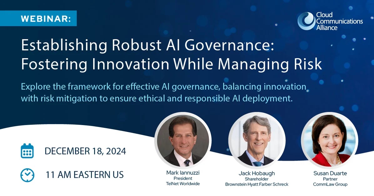 Establishing Robust AI Governance Webinar Graphic